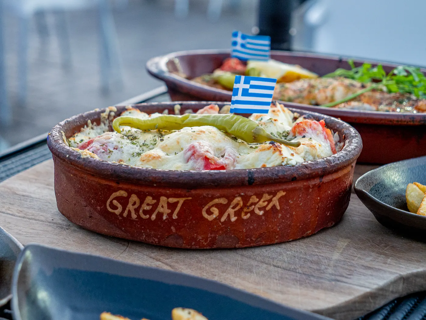 Fotograf&iacute;a gastron&oacute;mica de un plato griego