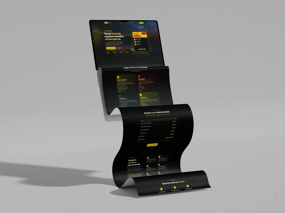 Taxi 22 &mdash; web y app a medida