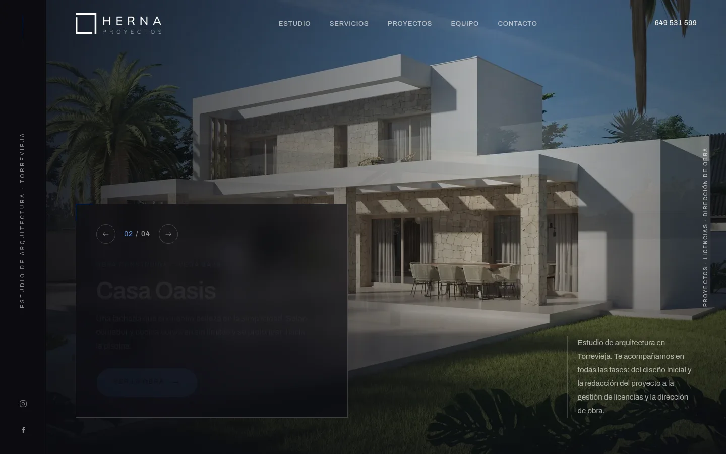 Web de Herna Proyectos